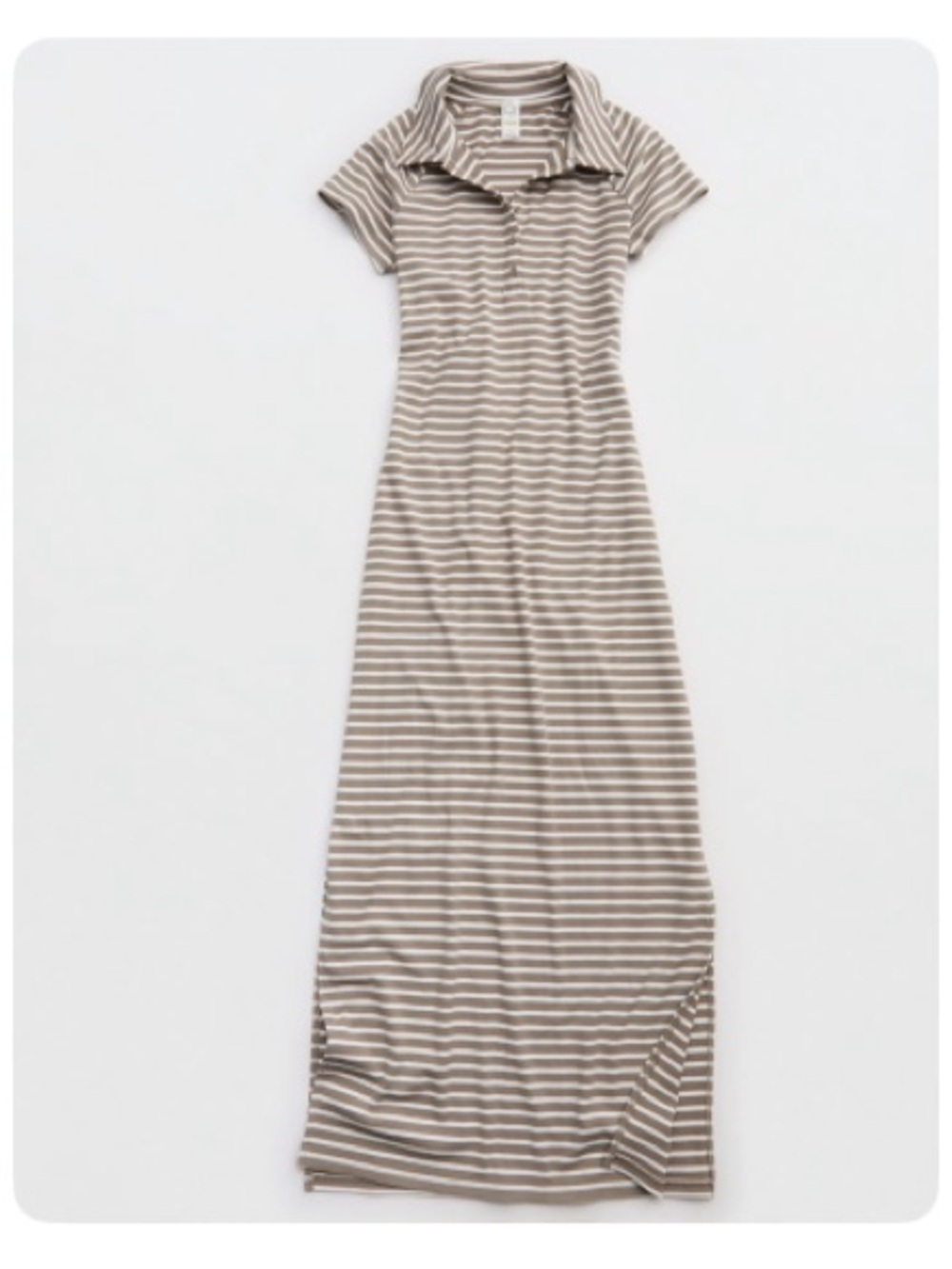 Aerie Thumbs Up Heavyweight Polo Maxi Dress